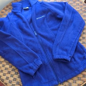 Small Fleece Purple Columbia Jacket